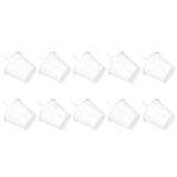 Hidyliu 10 Stück Blumentopf, Mini-Sukkulententopf, Kleiner Metalleimer für Innen- und Außenbereich (Weiss)