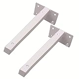 MENGLI Verdickter EIN-Wort-Partitionsträger, Dreieckshalterung, Wand, rechter Winkel, L-Winkelcode (Color : White)