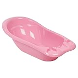 URBNLIVING Sindi Baby-Badewanne, Kunststoff, tragbar, für Neugeborene, Kleinkinder, 100 l, Rosa