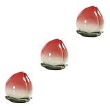 Zerodeko 3 Stück Tank Dose Kaffee Dekoration Form Salz Deko Party Für Porzellan Keramik Rosa Topf Zuhause Behälter Snacks Blatt Nüsse Lose Halter Caddy Arbeitsplatte Waren