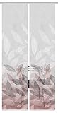 Vision S 80769 | ABBE Schiebegardine, halb-transparent, Bambus-Optik, 260x60 cm, Farbe:Bordeaux, Größe:260 x 60 cm, Anzahl:1x