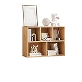 GRFIT Bücherregale Bücherregal Einfacher Schließfach-Bodenschrank Gitterschrankschicht-Kabinett-Regal-Lagerschrank Bücherregale Standregal