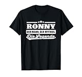 Name Ronny Shirt Vorname Lustiger Spruch Geschenk T-Shirt