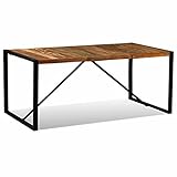 JUNZAI Esszimmertisch, Esstisch, Dining Table, Essen Tisch, Altholz Massiv 180 cm