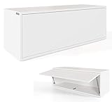 PLATAN ROOM Hängeschrank Schrank 100 x 35 x 35 cm Küchen-Klapphängeschrank für Bad, Flur, Wohnzimmer Wandschrank (Weiß)