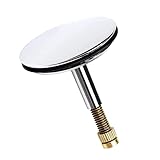 yivom Badewanne Chock Stecker, Badewanne Stopfen 43mm, Abflussstopfen aus Messing, Stöpsel für Spüle, Badewanne, Höhenverstellbar 45-55mm