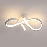 Tealight LED Deckenleuchte, Kreative Nummer 8 Design-Deckenlampe, 20W 2250LM 3000K Moderne Deckenleuchte für Wohnzimmer, Schlafzimmer, Flur Ø35CM