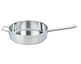 demeyere 1005245 Apollo Low straight sauté pan, silber, 4 liters