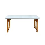 Klapptisch, multifunktionaler niedriger Tisch auf Massivholzbett, nordischer einfacher Bambus-Schlafzimmer-Freizeittisch/Wohnzimmer-Couchtisch (Größe: 100 x 48 x 35 cm)
