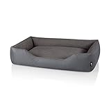 BedDog Hundebett Grosse Hunde - Hundekissen XXL - Hundekorb - Hundekörbchen Waschbar - Hundesofa - Hundebetten für Große Hunde - Dog Bed - Hunde Bett - Körbchen Hund Microfaser-Velours und Cordura