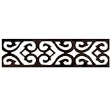 Mumuj 3D-Wandaufkleber mit Backsteinmuster, geeignet für Wohnzimmer, Schlafzimmer, Hintergrund, Wanddekoration, Heimdekoration Schmetterling Vorhang (Black, One Size)