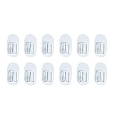 Magische Haken 12er Set Original Gardinenstange Scheibengardinen Fensterdekoration 12 Stück