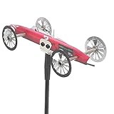 TRWMZ Garten Windmühle Metalldekor Dekorative Szene Windrad Schmuck Windmühle Pfahl Windmühlen