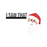 I Saw That Christmas Santa Clausss Snowman Hat Door Corner Decoration Christmas Pieces to Send Friends Family and Children Gifts Wooden Door Corner Metall Korb Aufbewahrung (B, One Size)