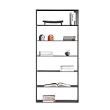 GRFIT Bücherregale Einfaches Schmiedeeisen-Bücherregal gegen das Wandregal Wohnzimmer Büro Display Regal Mehrschichtboden-Trennwandregal Bücherregale Standregal (Size : 80x25x180CM)