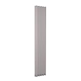 Ventanara® 13 Lamellen einzeln grau 89mm Ersatzlamellen für Lamellenvorhang Vertikaljalousie 250 cm