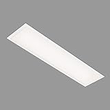 BRILONER - LED Panel, LED Deckenleuchte, Deckenlampe 22 Watt, 2.200 Lumen, 4.000 Kelvin, Weiß, 1.000x250x60mm (LxBxH), 7067-016