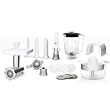 Ankarsrum Deluxe Zubehörpaket: Mit Fleischwolf, Mixer und Zitruspresse