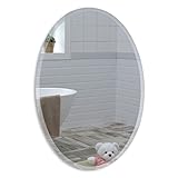 Neue Design Oval Badezimmerspiegel, Badspiegel, Wandspiegel, Spiegel, Schöne Qualität Spiegel für Ihr Bad, Schlafzimmer, Halle oder andere Räume in Ihrem Zuhause - 50cm x40cm