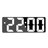 HEXEH Wecker Digitaler Wecker LED Screen Electronic Clock Große Zahlenanzeige Takte Digitale Tischuhren mit Sprachsteuerungsfunktion Kleine Uhren (Color : 1)