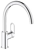 GROHE Start Flow - Einhand-Spültischbatterie (Einlochmontage, hoher Auslauf mit Mousseur), chrom, 31555001