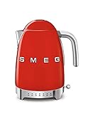 Smeg KLF04RDEU Wasserkocher, 2400, 1.7 liters, Rot