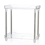 JIACHU Gewürzregal aus Kunststoff, einfache Montage, stabiles Regal für Gewürze, Kosmetik, Make-up, Schreibwaren