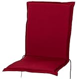 Sun Garden 50234-301 Auflage Niederlehner Esdo rot 100x47x4 cm Sitzpolster (ohne Stuhl)