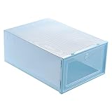 KUIKUI Schuhbox, stapelbar, transparent und staubdicht, Schuhaufbewahrung