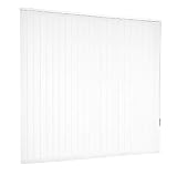 deko-raumshop Lamellenvorhang Verdunkelungslamellen Vertikaljalousie Weiß Fenster Rollo Breite 100-250 cm Länge 150-250 cm lichtundurchlässig verdunkelnd Flächenvorhang Schiebevorhang (200 x 250 cm)