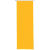 Flächen-Vorhang Blickdicht Schiebe-gardine Raumteiler Schiebe-Vorhang ca.60cm x 245cm, Auswahl: ohne Zubehör, Hellorange - Marigold