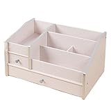 Make Up Organizer Schmink Organizer Multifunktionale Kosmetik-Aufbewahrungsbox, Schubladen-Stil, Kommode, Make-up-Organizer Kosmetik Organizer Makeup Aufbewahrung ( Color : Pink , Size : 35*23*19.6cm