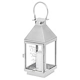 Geschenke 24 Personalisierte Hochzeitstag Geschenke für Paare I Cilio Laterne mit Gravur I 38cm I Silberhochzeit I Geschenke zum Hochzeitstag I Dekoration für Garten Gartendeko