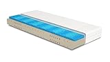 Meisterschlaf Gelschaummatratze 90x200 - SIRO Gel - H2 - RG50 / RG45-20 cm - 7 Zonen - Schadstofffrei - Gelmatratze 90x200