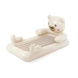 Bestway Up, In & Over™ Luftbett für Kinder, Teddy, 188 x 109 x 89 cm, Beige