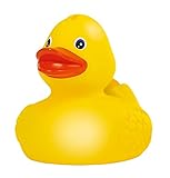Simba 104013533 - ABC Badeente, 8cm, gelb, Badespaß, Badewannenspielzeug, Wasserente, Bade Ente, Quietscheente, ab 3 Monaten geeignet