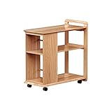 AOKLEY Kleiner Tisch Einfache Beistelltisch 2 Schichten Modern Holz Couchtisch Abnehmbare Endtisch eignet Sich for Wohnzimmer Schlafzimmer Home Storage Couchtisch Klein