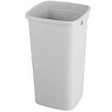 Rotho Modo Mülleimer 60l ohne Deckel, Kunststoff (PP) BPA-frei, grau, 60l (39,0 x 39,0 x 65,0 cm)