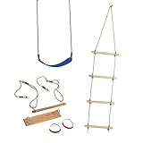 WICKEY Schaukel Zubehör Set - Accessoires für Schaukel, Spielturm, Klettergerüst und Garten Spielgeräte