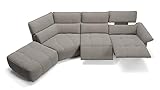 sofanella - Eckcouch Ecksofa Adria Stoff Sofa