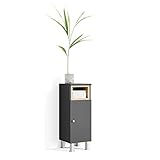 Vicco Beistellschrank AQUIS Anhrazit Eiche - Midischrank Badezimmerschrank Badschrank Schrank Regal