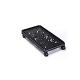 GRFIT CPU Ständer CPU Stand Home Heavy Duty Hohlkühlung Host Tower Bracket Movable PC Host-Stand unter Wädern mit Rädern CPU Tower Ständer