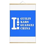 Guilin Kars Guangxi China Scroll Hanging Painting Decorative Picture