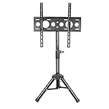 TV Standfuss, TV-Ständer, Boden-Desktop-Basis, TV-Konferenzwagen, mobiler TV-Rack-Ausstellungsständer, 12–43 Zoll (Größe: 40 x 40 cm) (40 x 40 cm)