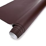 Leder Reparatur Patch, Kunstleder Selbstklebende Lederflicken 40 x 150cm, für Sofas Handtaschen Jacken Möbel Autositze, Braun