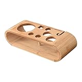 Bddalpke Barkeeper-Werkzeugständer, Barkeeper-Werkzeug-Organizer, tragbares Flaschenregal, stabiler Holz-Display-Ständer, Cocktail-Shaker-Set, Barkeeper, Barkeeper-Werkzeughalter