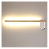 MKYOKO Wandleuchte Badezimmer Holz Wandleuchten, Spiegelleuchte LED für Bad 4000K IP44 wasserdichte Spiegelleuchte für Schminktisch Innenbeleuchtung Dekoration (Farbe: 50 cm 8 W) (40 cm 6 W X)