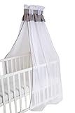 roba Babybett Himmel, hellgrau, aus 16% Baumwolle, 84% PES, 160 x 250 x 0,5