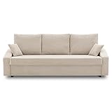 Couch Dorma mit schlaffunktion, einfacher Aufbau, modernes Design, polstermöbel. Schlafcouch zum Wohnzimmer. Widerstandsfähiges, Minimalistisches Design (POSO 100)