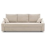 Couch Dorma mit schlaffunktion, einfacher Aufbau, modernes Design, polstermöbel. Schlafcouch zum Wohnzimmer. Widerstandsfähiges, Minimalistisches Design (POSO 100)